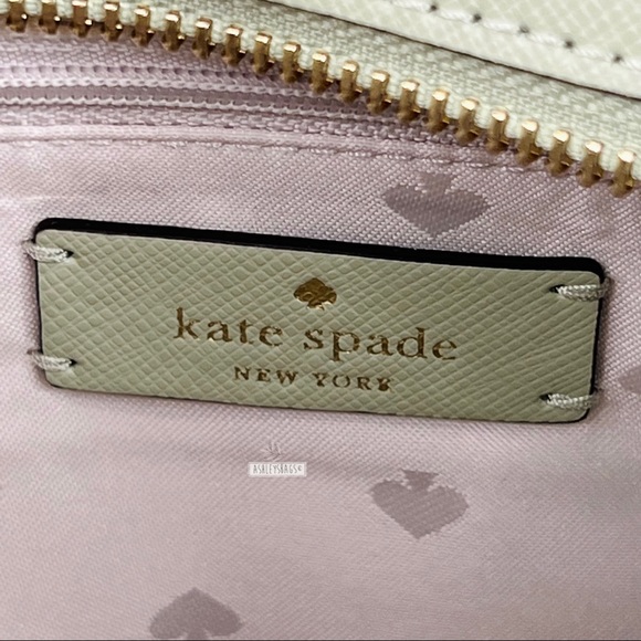 Kate Spade Staci Sage Bundle Green Medium Satchel Crossbody - Picture 8 of 10